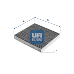 Filter,salongi&otilde;hk UFI 54.288.00