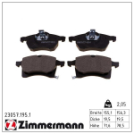 Piduriklotsi komplekt,ketaspidur ZIMMERMANN 23057.195.1
