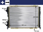 Radiaator,mootorijahutus MAHLE CR 1408 000S