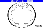 Piduriklotside komplekt,seisupidur ATE 03.0137-0402.2