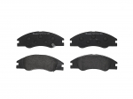 Piduriklotsi komplekt,ketaspidur BREMBO P 30 042