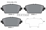 Piduriklotsi komplekt,ketaspidur TEXTAR 2309401