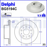 Piduriketas DELPHI BG5194C