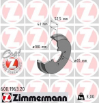 Piduritrummel ZIMMERMANN 600.1963.20