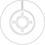 Piduriketas TRW DF6898