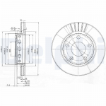 Piduriketas DELPHI BG3785