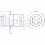 Piduriketas DELPHI BG4218