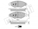 Piduriklotsi komplekt,ketaspidur METELLI 22-0253-0
