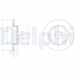 Piduriketas DELPHI BG3761