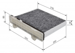 Filter,salongi&otilde;hk BOSCH 1 987 432 498