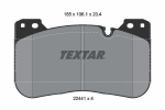 Piduriklotsi komplekt,ketaspidur TEXTAR 2244101