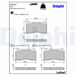 Piduriklotsi komplekt,ketaspidur DELPHI LP3157