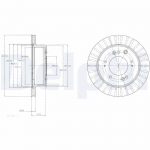 Piduriketas DELPHI BG4331