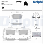 Piduriklotsi komplekt,ketaspidur DELPHI LP5038EV