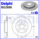 Piduriketas DELPHI BG3896