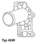 Termostaat,Jahutusvedelik BorgWarner (Wahler) 4249.83D