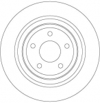 Piduriketas TRW DF6872