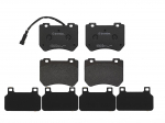 Piduriklotsi komplekt,ketaspidur BREMBO P 23 129
