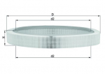 &Otilde;hufilter MAHLE LX 61