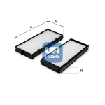Filter,salongi&otilde;hk UFI 53.333.00