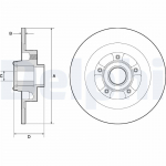 Piduriketas DELPHI BG9134RSC