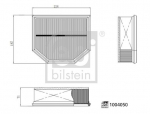 &Otilde;hufilter FEBI BILSTEIN 1004050