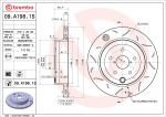 Piduriketas BREMBO 09.A198.1S