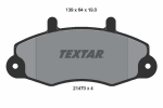 Piduriklotsi komplekt,ketaspidur TEXTAR 2147001