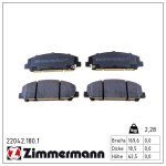 Piduriklotsi komplekt,ketaspidur ZIMMERMANN 22042.180.1