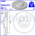 Piduriketas DELPHI BG9337C