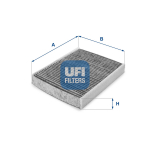 Filter,salongi&otilde;hk UFI 54.115.00