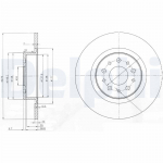 Piduriketas DELPHI BG3857