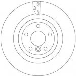 Piduriketas TRW DF6969S