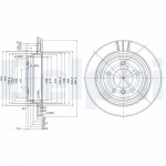 Piduriketas DELPHI BG3042