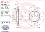 Piduriketas BREMBO 09.D987.11