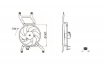 Ventilaator,mootorijahutus MAHLE CFF 661 000S