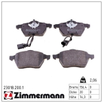 Piduriklotsi komplekt,ketaspidur ZIMMERMANN 23018.200.1
