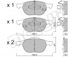 Piduriklotsi komplekt,ketaspidur METELLI 22-0534-2
