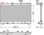 Radiaator,mootorijahutus DENSO DRM47041