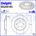 Piduriketas DELPHI BG4819C