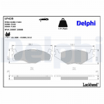 Piduriklotsi komplekt,ketaspidur DELPHI LP420