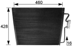Kondensaator,kliimaseade MAHLE AC 154 001S