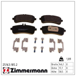 Piduriklotsi komplekt,ketaspidur ZIMMERMANN 25163.185.2