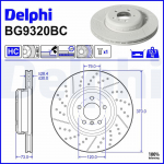 Piduriketas DELPHI BG9320BC