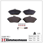 Piduriklotsi komplekt,ketaspidur ZIMMERMANN 24869.195.1