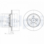 Piduriketas DELPHI BG4272