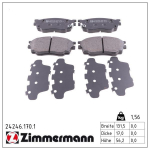 Piduriklotsi komplekt,ketaspidur ZIMMERMANN 24246.170.1
