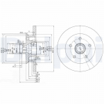 Piduriketas DELPHI BG2468