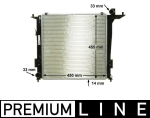 Radiaator,mootorijahutus MAHLE CR 1368 000P