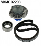 Veepump + hammasrihmakomplekt SKF VKMC 02203